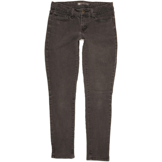 Levi's Demi Curve Women Charcoal Skinny Slim Stretch Jeans W27 L28