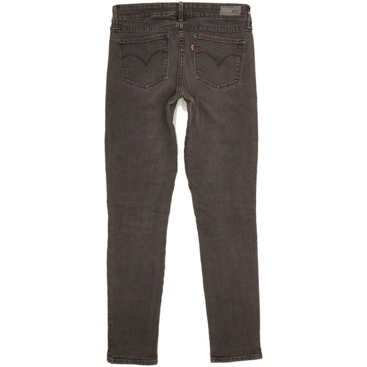 Levi's Demi Curve Women Charcoal Skinny Slim Stretch Jeans W27 L28