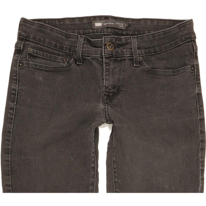 Levi's Demi Curve Women Charcoal Skinny Slim Stretch Jeans W27 L28