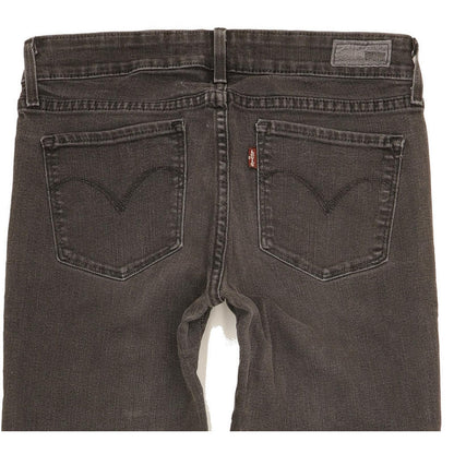 Levi's Demi Curve Women Charcoal Skinny Slim Stretch Jeans W27 L28