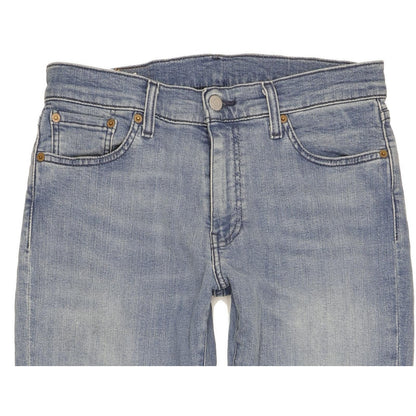 Levi's 511 Men Blue Straight Slim Stretch Jeans W30 L30