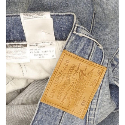 Levi's 511 Men Blue Straight Slim Stretch Jeans W30 L30