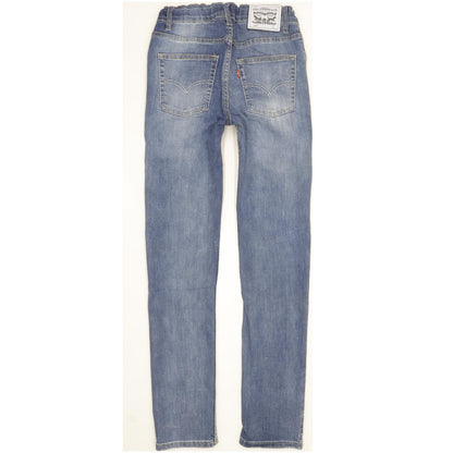 Levi's 510 Kids Blue Skinny Slim Stretch Jeans W26 L30