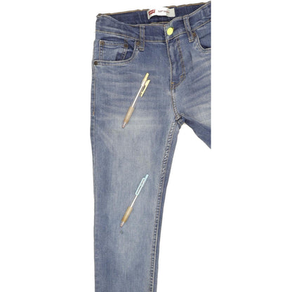 Levi's 510 Kids Blue Skinny Slim Stretch Jeans W26 L30