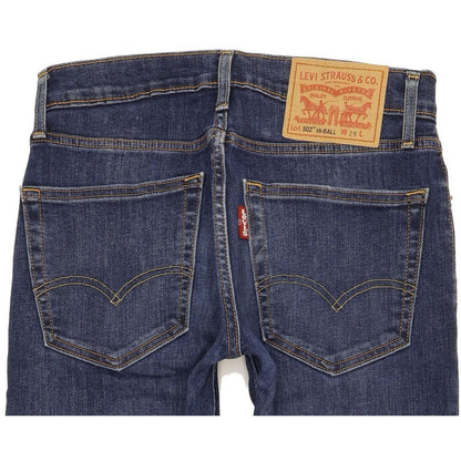 Levi's 502 Hi-Ball Men Blue Tapered Regular Stretch Jeans W29 L29