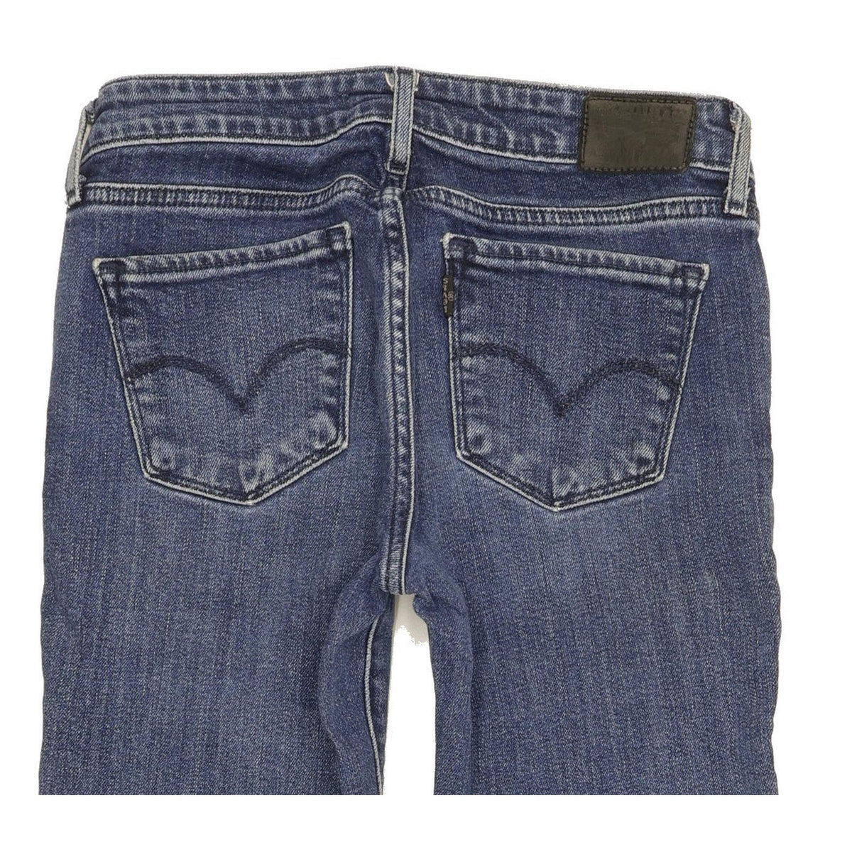 Levi's 712 Women Blue Straight Slim Stretch Jeans W25 L30