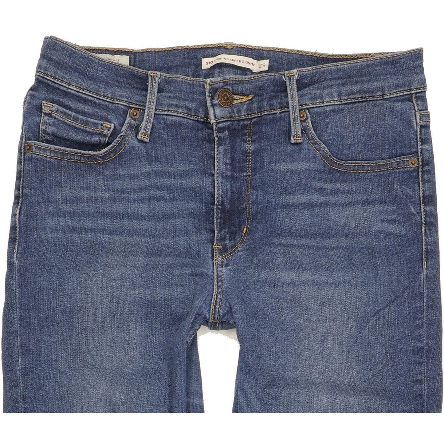 Levi's 310 Shaping Women Blue Skinny Slim Stretch Jeans W29 L32
