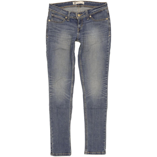 Levi's Bold Curve Women Blue Skinny Slim Stretch Jeans W28 L30