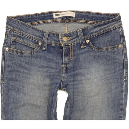 Levi's Bold Curve Women Blue Skinny Slim Stretch Jeans W28 L30