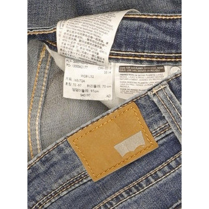 Levi's Bold Curve Women Blue Skinny Slim Stretch Jeans W28 L30