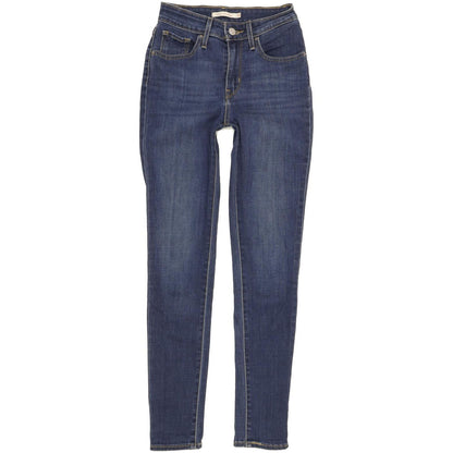 Levi's 721 Women Blue Skinny Slim Stretch Jeans W25 L29
