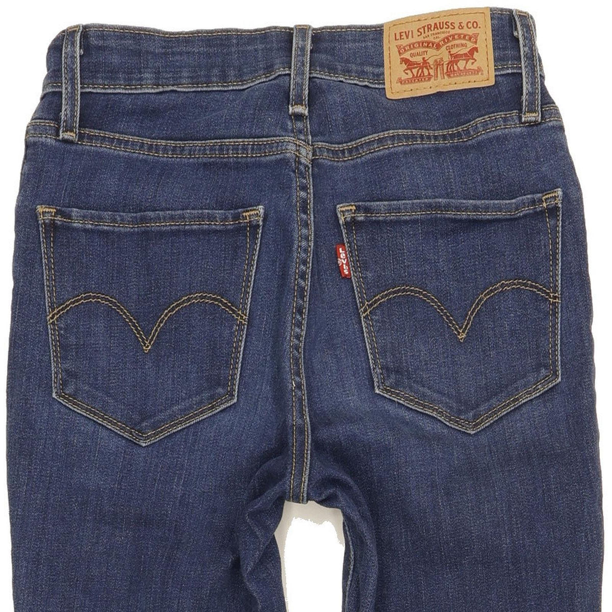 Levi's 721 Women Blue Skinny Slim Stretch Jeans W25 L29
