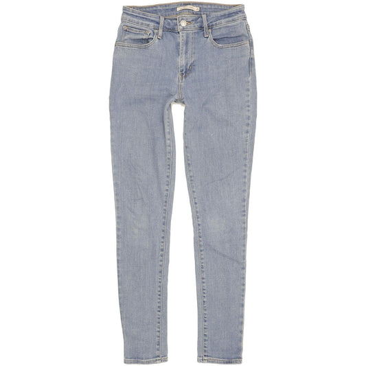 Levi's 721 Women Blue Skinny Slim Stretch Jeans W28 L29