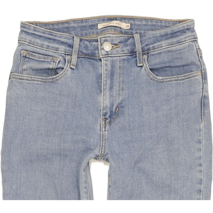 Levi's 721 Women Blue Skinny Slim Stretch Jeans W28 L29