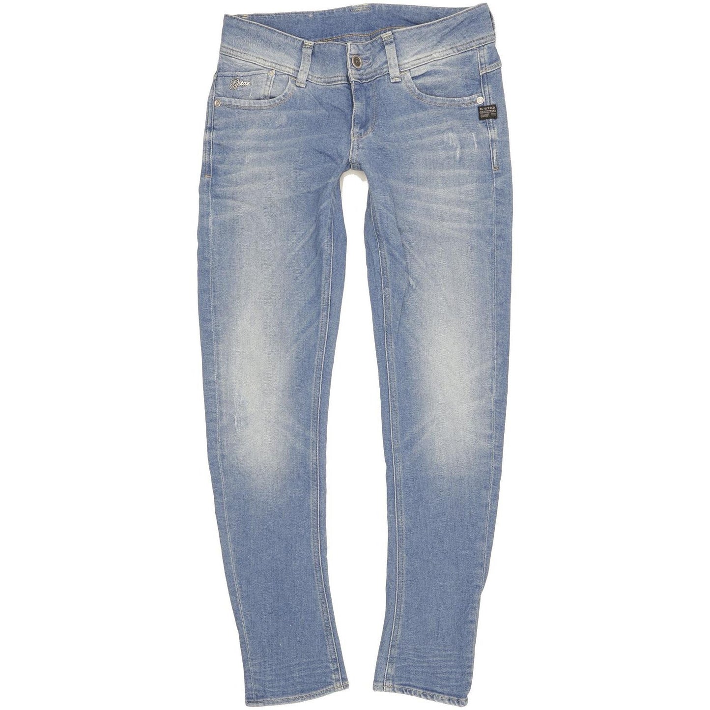 G-Star Lynn Women Blue Skinny Slim Stretch Jeans W28 L30