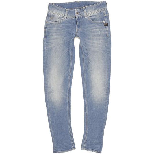 G-Star Lynn Women Blue Skinny Slim Stretch Jeans W28 L30