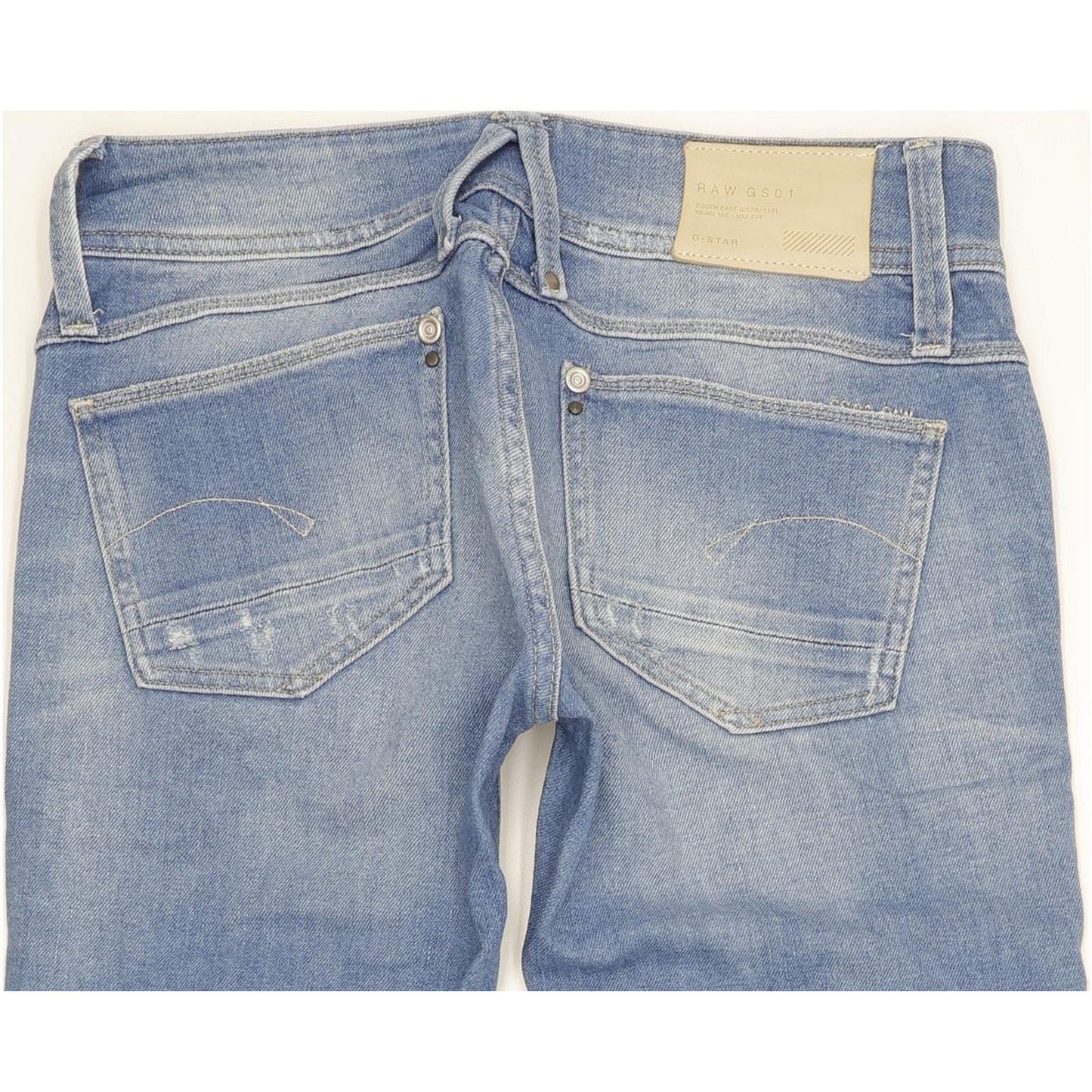 G-Star Lynn Women Blue Skinny Slim Stretch Jeans W28 L30
