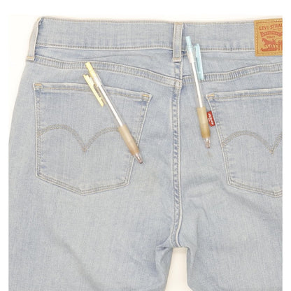 Levi's 710 Super Women Blue Skinny Slim Stretch Jeans W29 L30