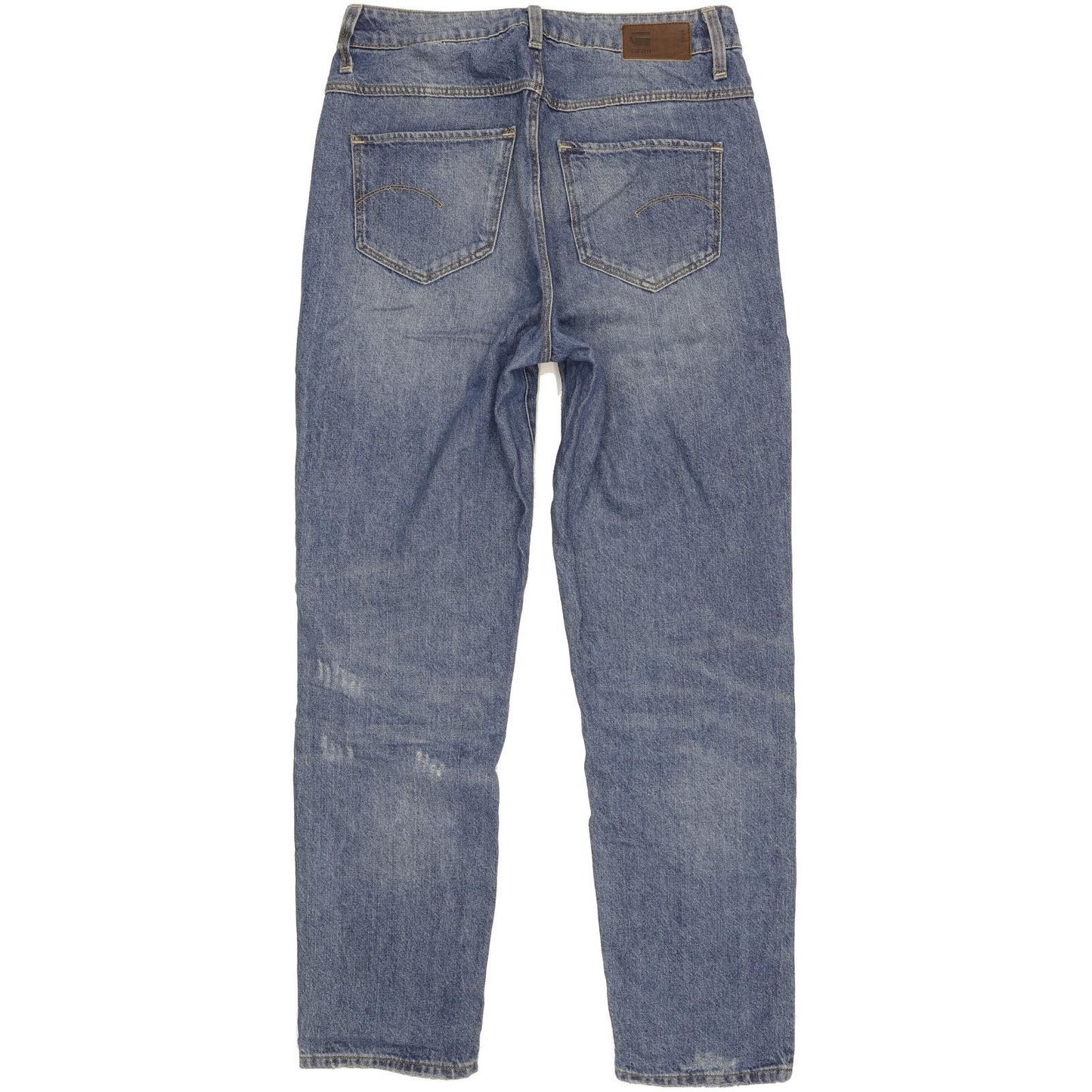 G-Star Midge Deconst Blue Tapered Slim Boyfriend Jeans High Waisted W27 L32