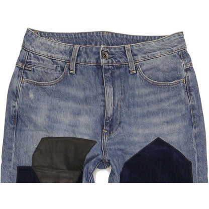 G-Star Midge Deconst Blue Tapered Slim Boyfriend Jeans High Waisted W27 L32