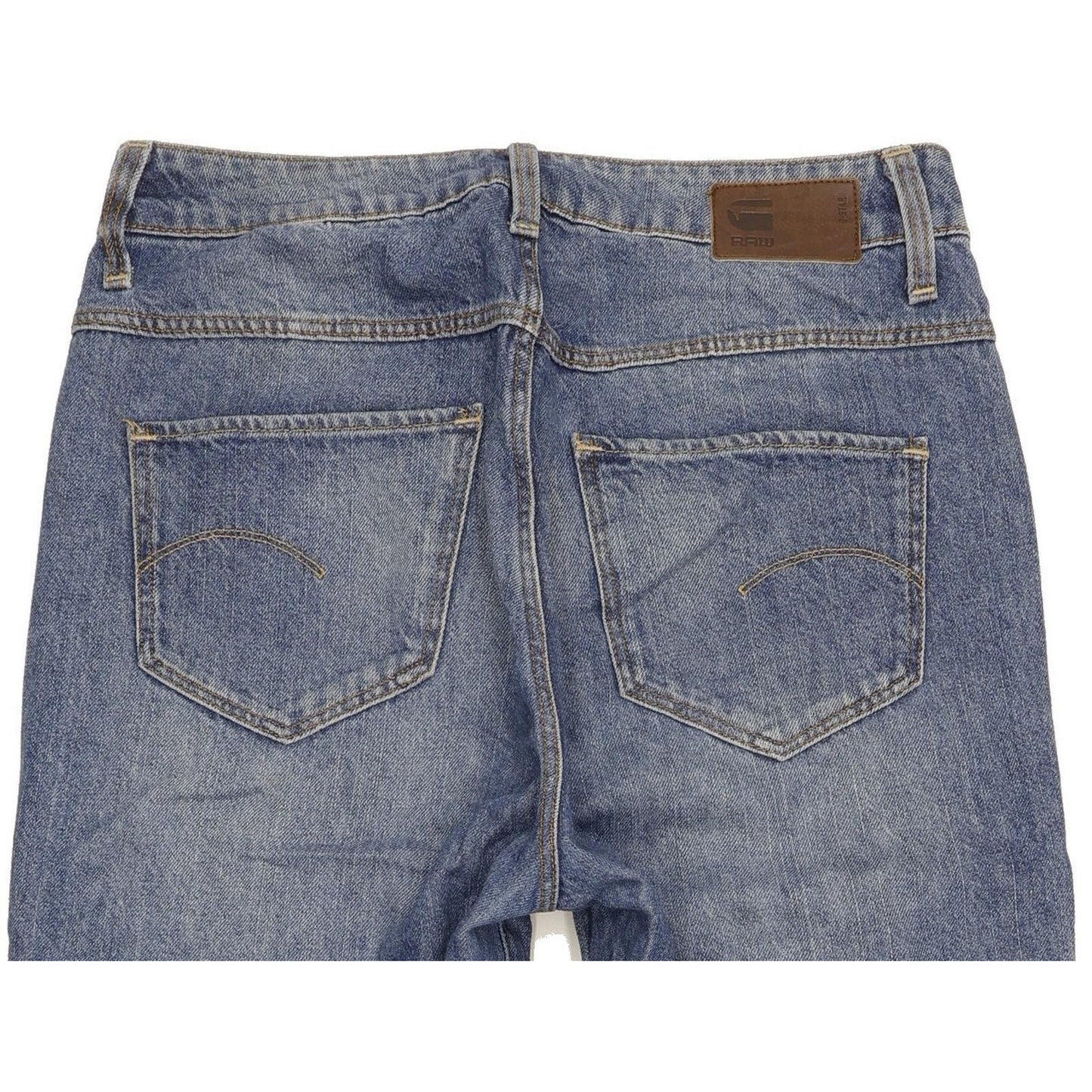 G-Star Midge Deconst Blue Tapered Slim Boyfriend Jeans High Waisted W27 L32