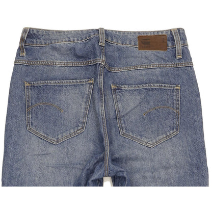 G-Star Midge Deconst Blue Tapered Slim Boyfriend Jeans High Waisted W27 L32