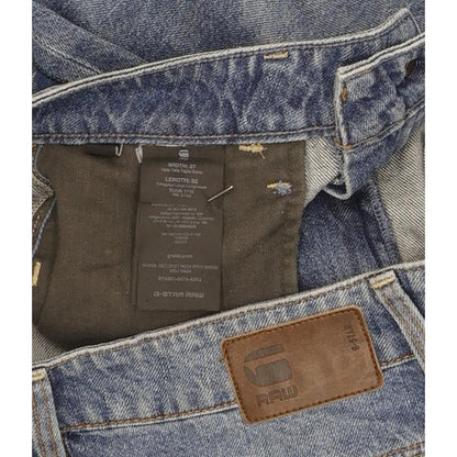 G-Star Midge Deconst Blue Tapered Slim Boyfriend Jeans High Waisted W27 L32