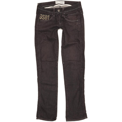G-Star Saville Women Navy Straight Slim Stretch Jeans W27 L31