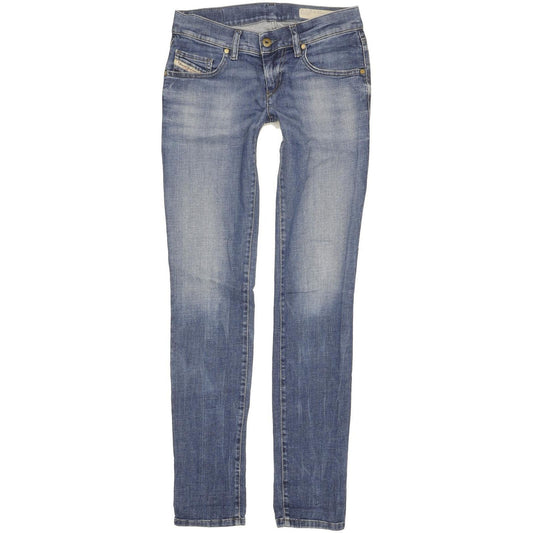 Diesel Grupee 0836X Women Blue Skinny Slim Stretch Jeans W25 L30