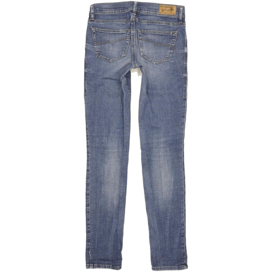 Diesel Grupee 0836X Women Blue Skinny Slim Stretch Jeans W25 L30