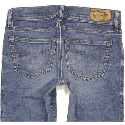Diesel Grupee 0836X Women Blue Skinny Slim Stretch Jeans W25 L30