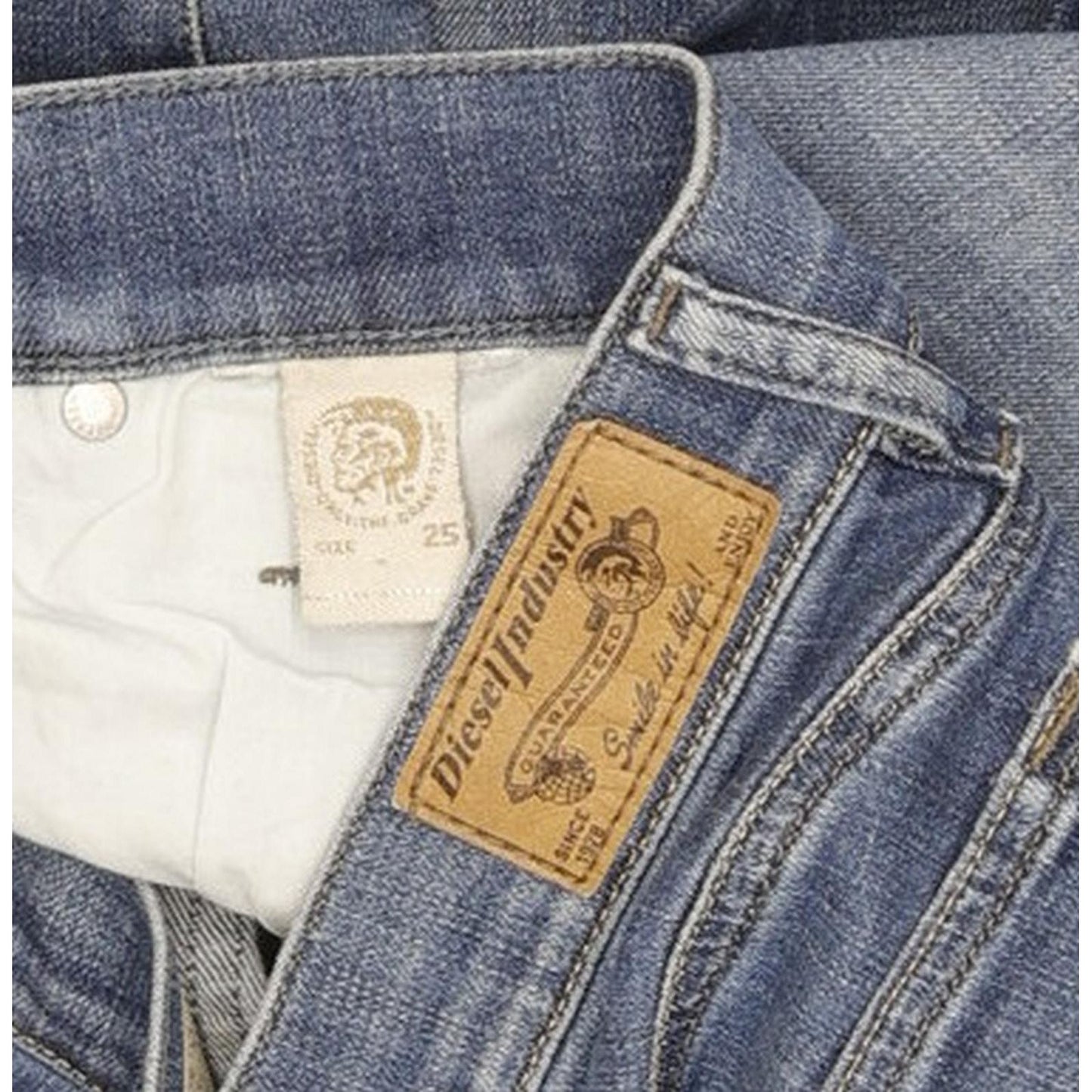 Diesel Grupee 0836X Women Blue Skinny Slim Stretch Jeans W25 L30