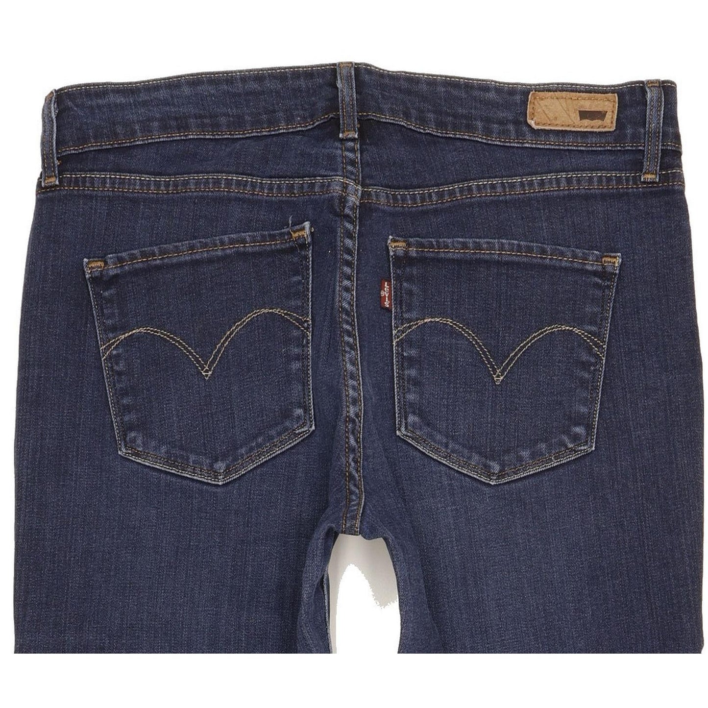 Levi's Demi Curve Women Blue Straight Slim Stretch Jeans W29 L29