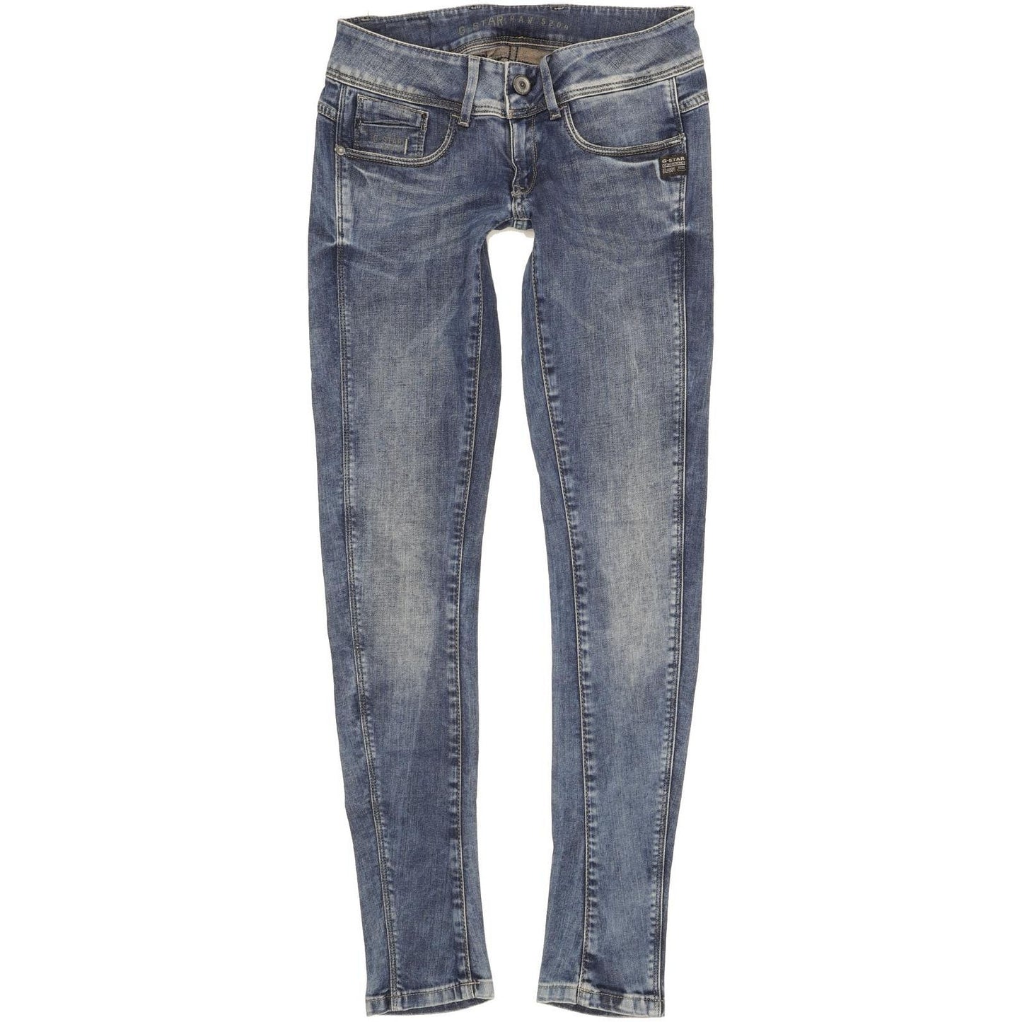 G-Star Women Blue Skinny Slim Stretch Jeans W26 L31
