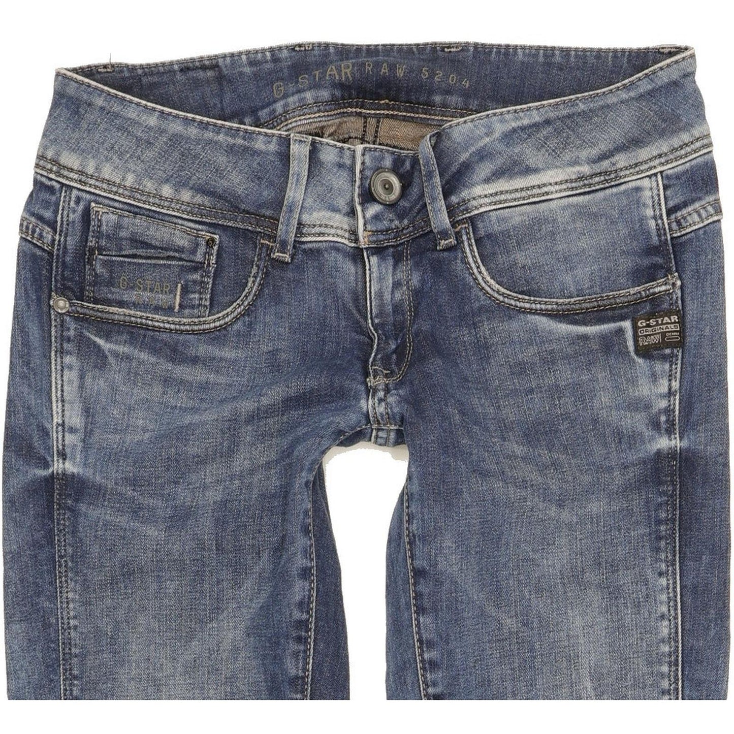 G-Star Women Blue Skinny Slim Stretch Jeans W26 L31