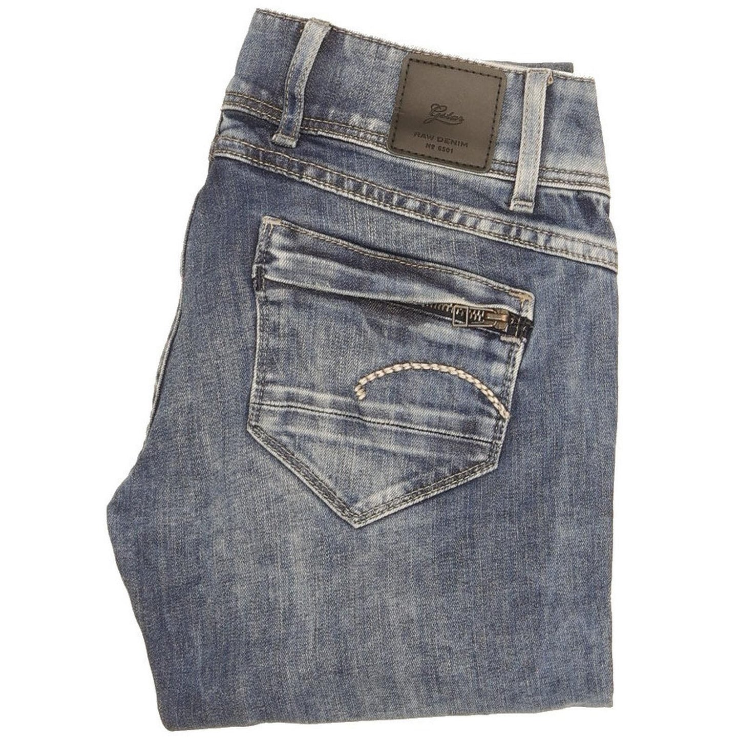 G-Star Women Blue Skinny Slim Stretch Jeans W26 L31