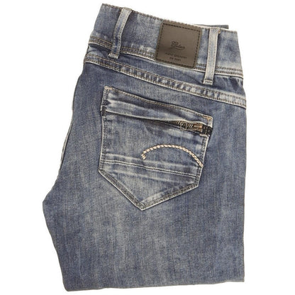 G-Star Women Blue Skinny Slim Stretch Jeans W26 L31