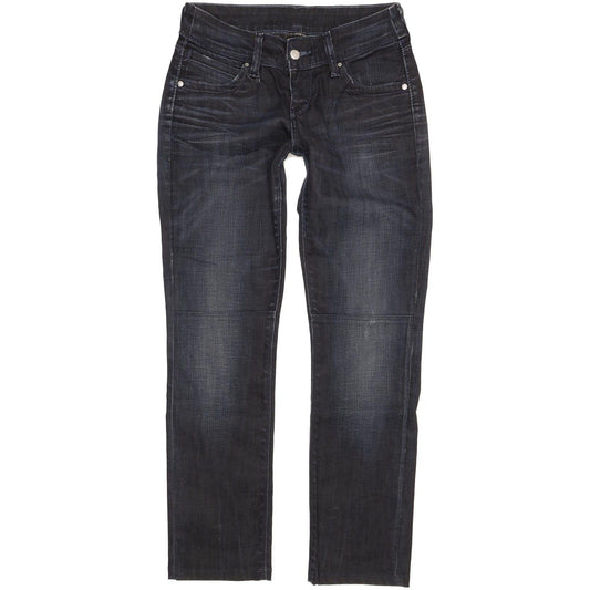 Levi's 571 Women Blue Straight Slim Stretch Jeans W28 L29