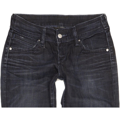 Levi's 571 Women Blue Straight Slim Stretch Jeans W28 L29