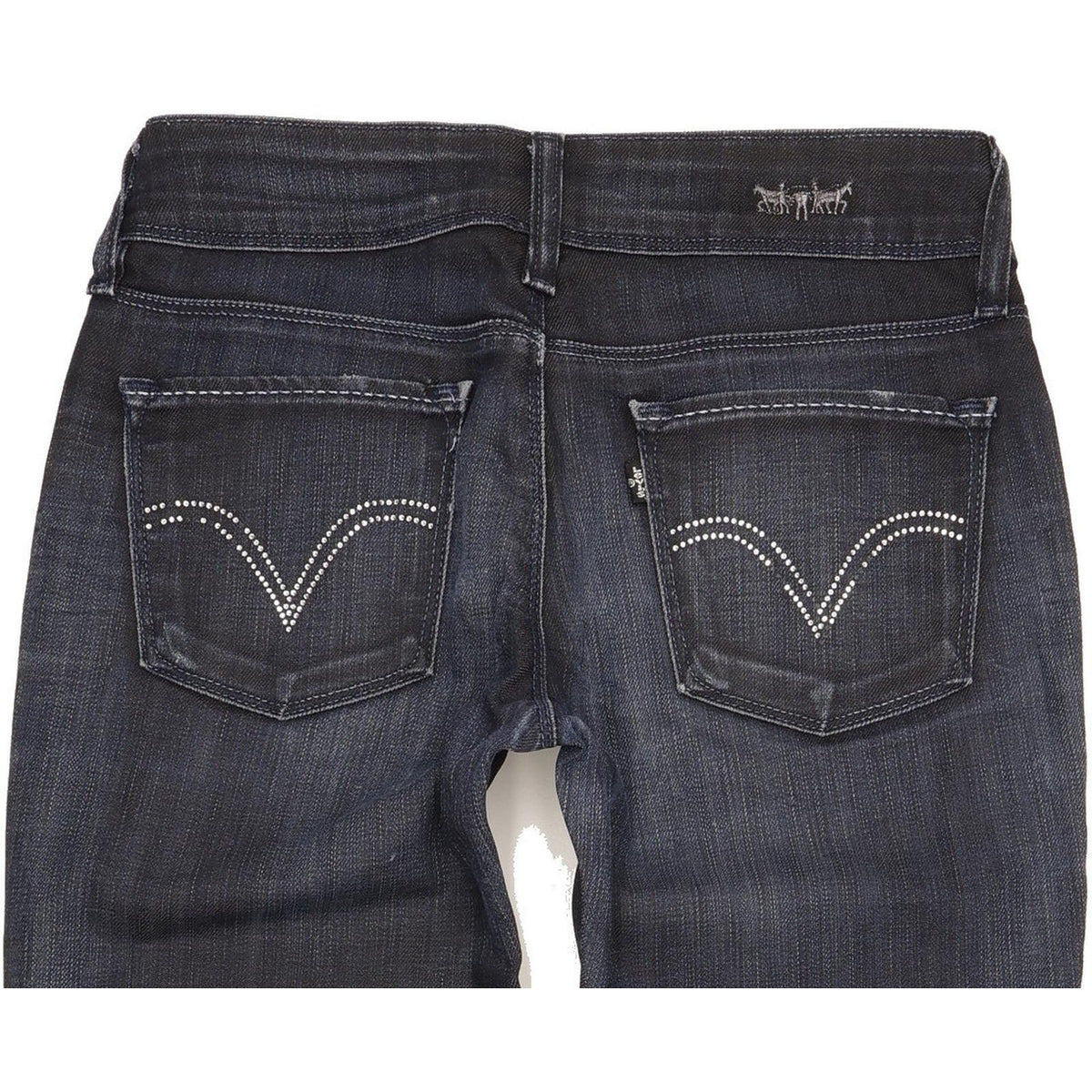 Levi's 571 Women Blue Straight Slim Stretch Jeans W28 L29