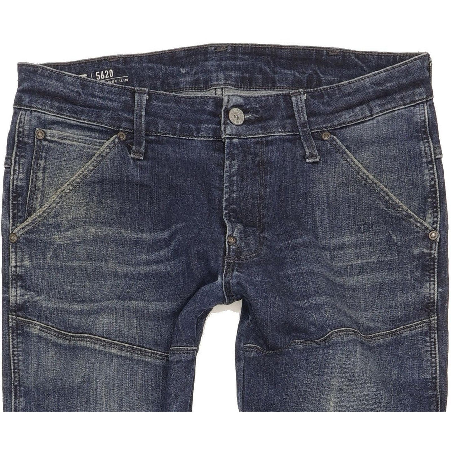 G-Star 5620 Women Blue Skinny Slim Stretch Jeans W31 L33
