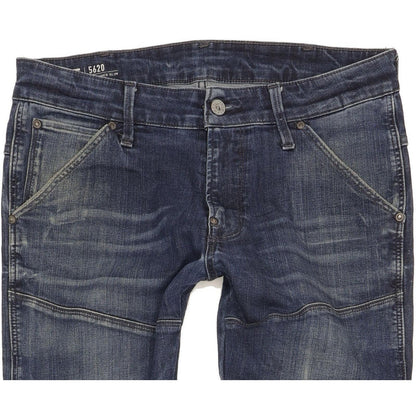 G-Star 5620 Women Blue Skinny Slim Stretch Jeans W31 L33