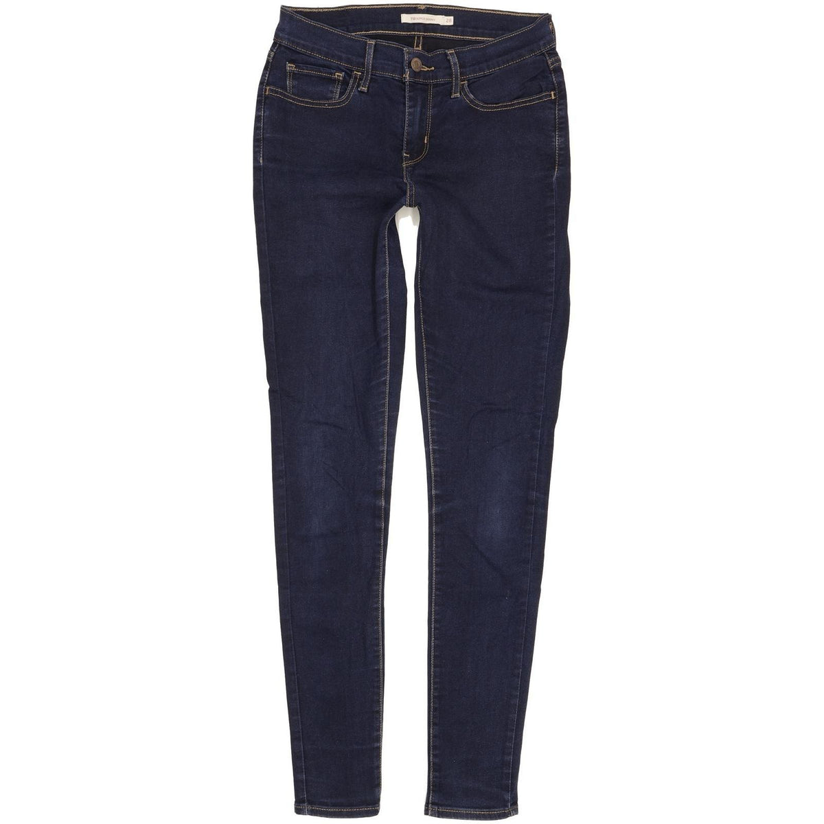 Levi's 710 Super Women Blue Skinny Slim Stretch Jeans W28 L31