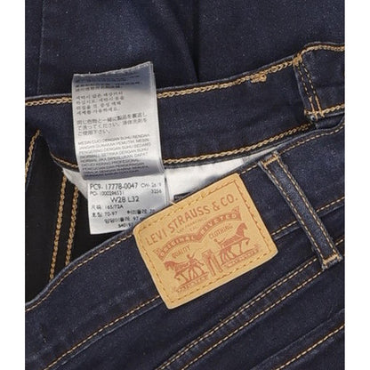 Levi's 710 Super Women Blue Skinny Slim Stretch Jeans W28 L31