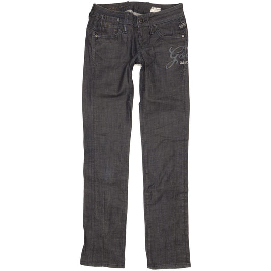 G-Star Elect Kelsey Women Navy Straight Slim Stretch Jeans W26 L31