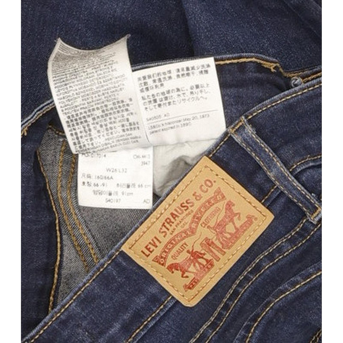 Levi's 711 Women Blue Skinny Slim Stretch Jeans W26 L30