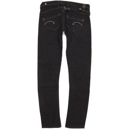 G-Star Micro Midge Women Black Skinny Slim Stretch Jeans W27 L30