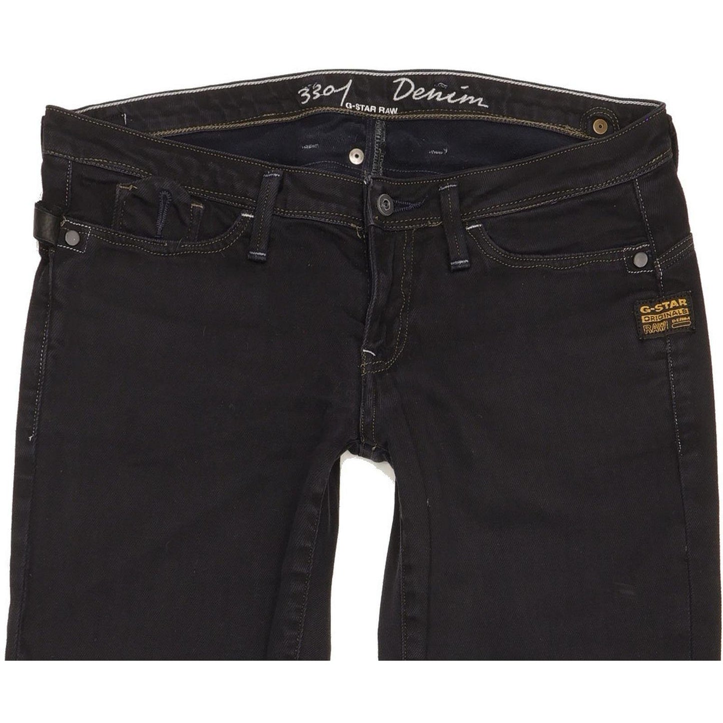 G-Star Micro Midge Women Black Skinny Slim Stretch Jeans W27 L30