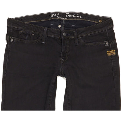 G-Star Micro Midge Women Black Skinny Slim Stretch Jeans W27 L30