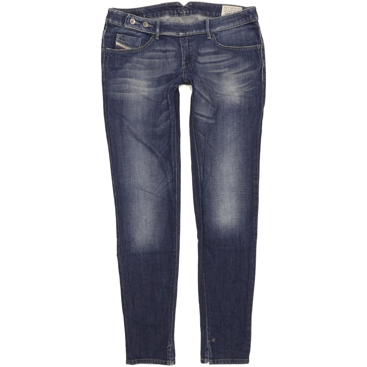 Diesel Cherick 008L6 Women Blue Tapered Slim Stretch Jeans W29 L31